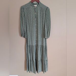 Prairie Floral Drop Waist Dress Size Medium